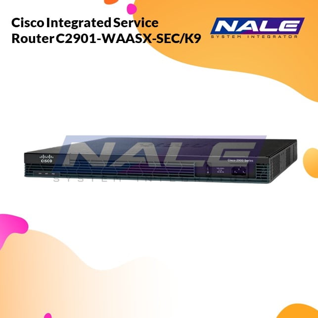 C2901-WAASX-SEC-K9 Cisco Integrated Service Router C2901-WAASX-SEC/K9 - Gambar 1