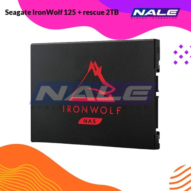 ZA2000NM1A002 Seagate IronWolf 125 + rescue 2TB - Gambar 1