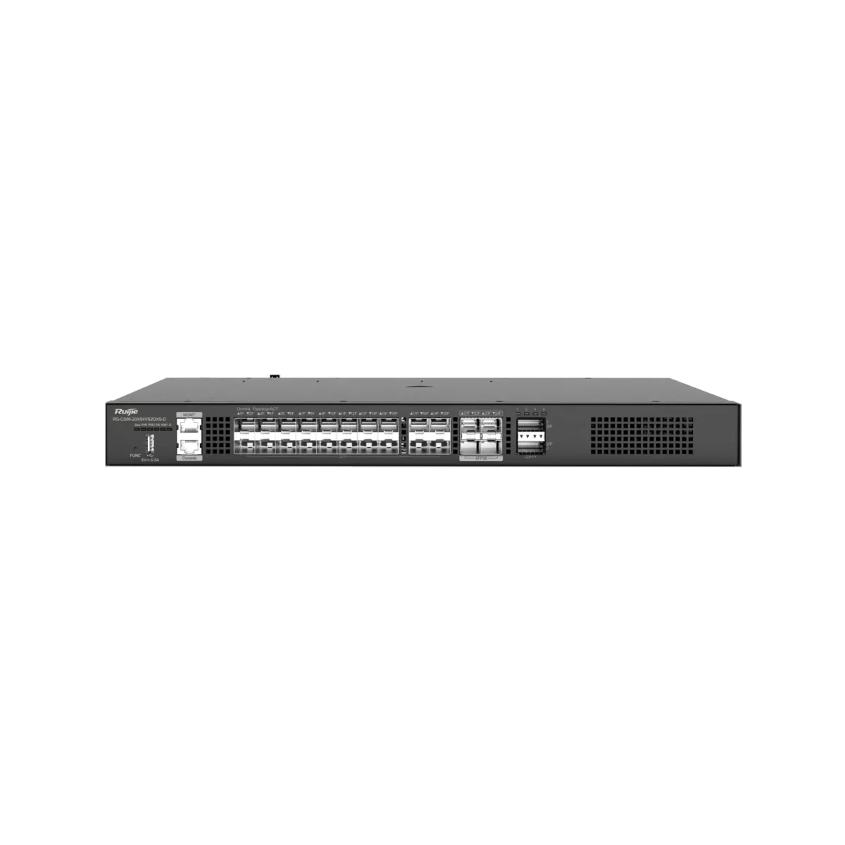 Ruijie RG-CS86-20XS4VS2QXS-D 20-Port 10/2.5GE(SFP+), Layer 3 Ruijie Core/Aggregation Switch with Cloud Management, 4-Port 25/10GE(SFP28), 2-Port 40GE - Gambar 1